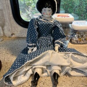 Vintage porcelain doll